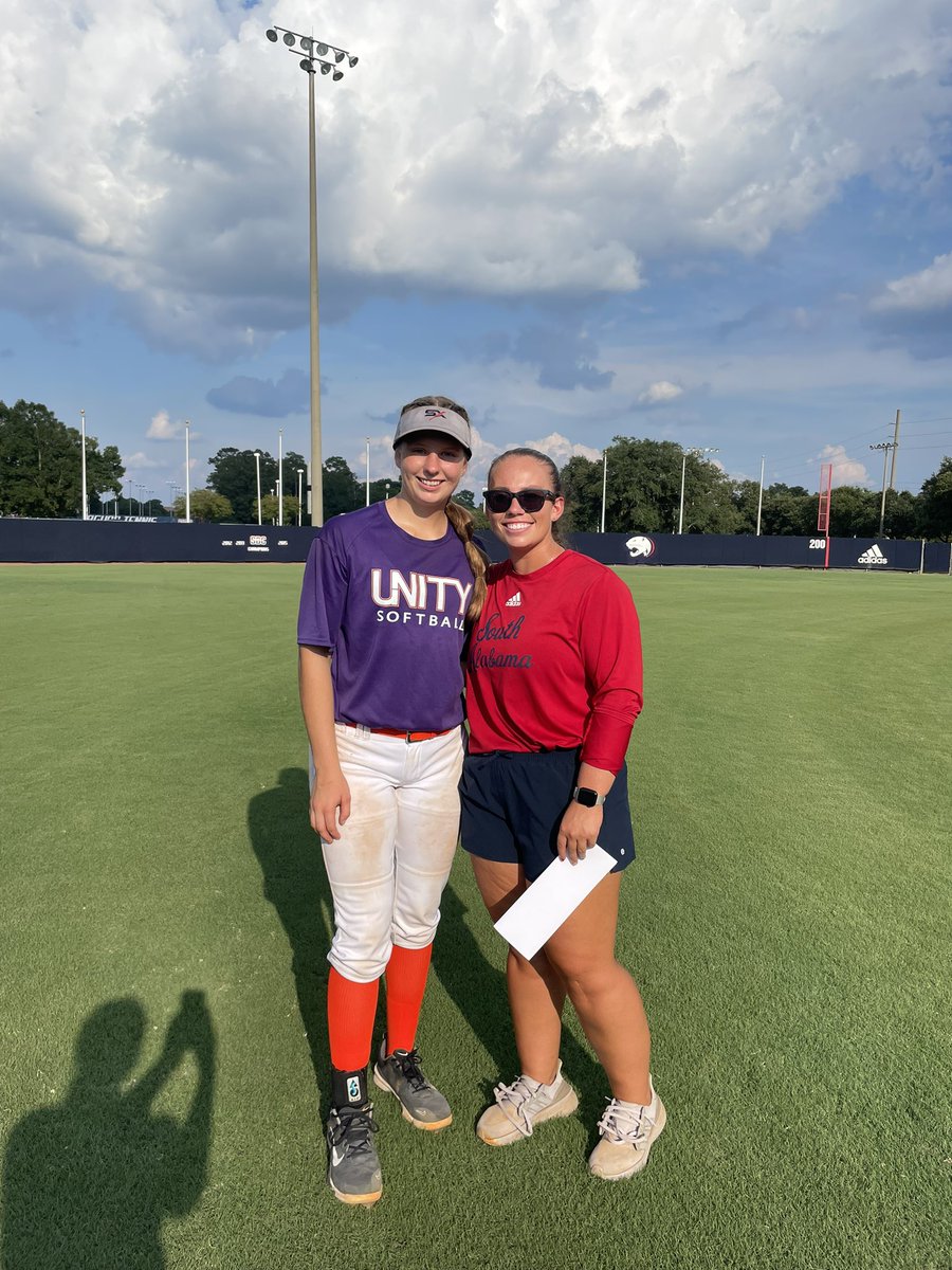 Cylie Long (@cylielong2027) on Twitter photo Today was a great day at the <a href="/SouthAlabamaSB/">South Alabama Softball 🥎</a> camp! It’s always a great time coming back and learning new drills. <a href="/BclarkUSA/">Becky Clark</a> <a href="/StinaMcC7/">Kristina McCain</a> <a href="/hmcampbell12/">Hannah Campbell</a> <a href="/kellyhorne31/">Kelly Horne</a> <a href="/UnityBJones2728/">Unity Bryan Jones 27/28</a> <a href="/VAUnitySB/">Unity Softball</a> <a href="/coachdelightful/">coach rule1</a> Today was a great day at the <a href="/SouthAlabamaSB/">South Alabama Softball 🥎</a> camp! It’s always a great time coming back and learning new drills. <a href="/BclarkUSA/">Becky Clark</a> <a href="/StinaMcC7/">Kristina McCain</a> <a href="/hmcampbell12/">Hannah Campbell</a> <a href="/kellyhorne31/">Kelly Horne</a> <a href="/UnityBJones2728/">Unity Bryan Jones 27/28</a> <a href="/VAUnitySB/">Unity Softball</a> <a href="/coachdelightful/">coach rule1</a>