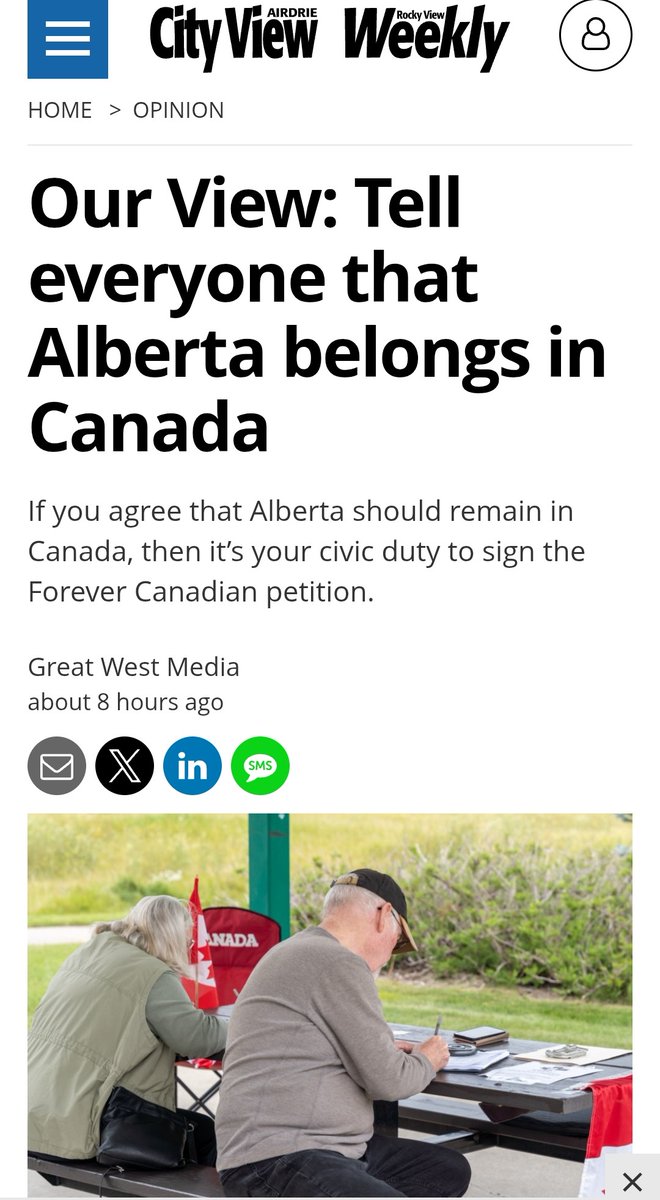 The scent of fear is in the air. 

An unattributed Airdrie City View / Rockyview Weekly editorial lectured its readers that they must sign Lukaszuk's petition.