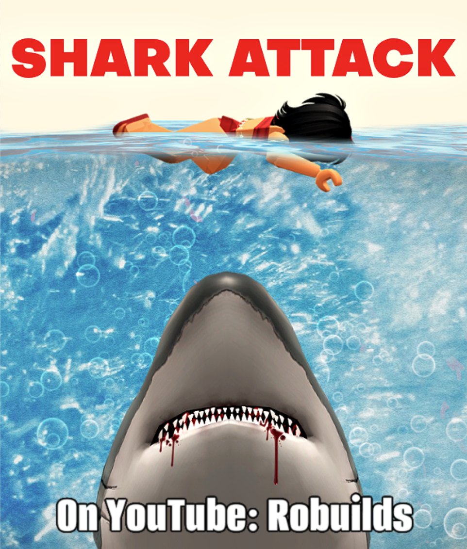 I HOPE YOU’RE READY…🦈🩸🌊

🎬My next ROBLOX MOVIE is premiering

⭐️August 30 at 12pm PT!⭐️

“SHARK ATTACK”

You DON’T want to miss it.

Get notified &amp; watch here: youtu.be/V6-L01j2XKA

Movie Trailer: youtu.be/HbcB9iq0PCQ

Inspired by the classic, "JAWS"