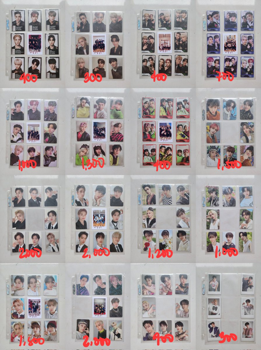 Available in small sets, I’ll give discounts getting more or PAYO
₱14,000 if whole set, 12k PAYO
More details on ALT

T. wts skz ph bang chan lee know changbin hyunjin han felix seungmin jeongin oddinary maxident christmas evel nacific 5 star jypshop ww stray kids photocards