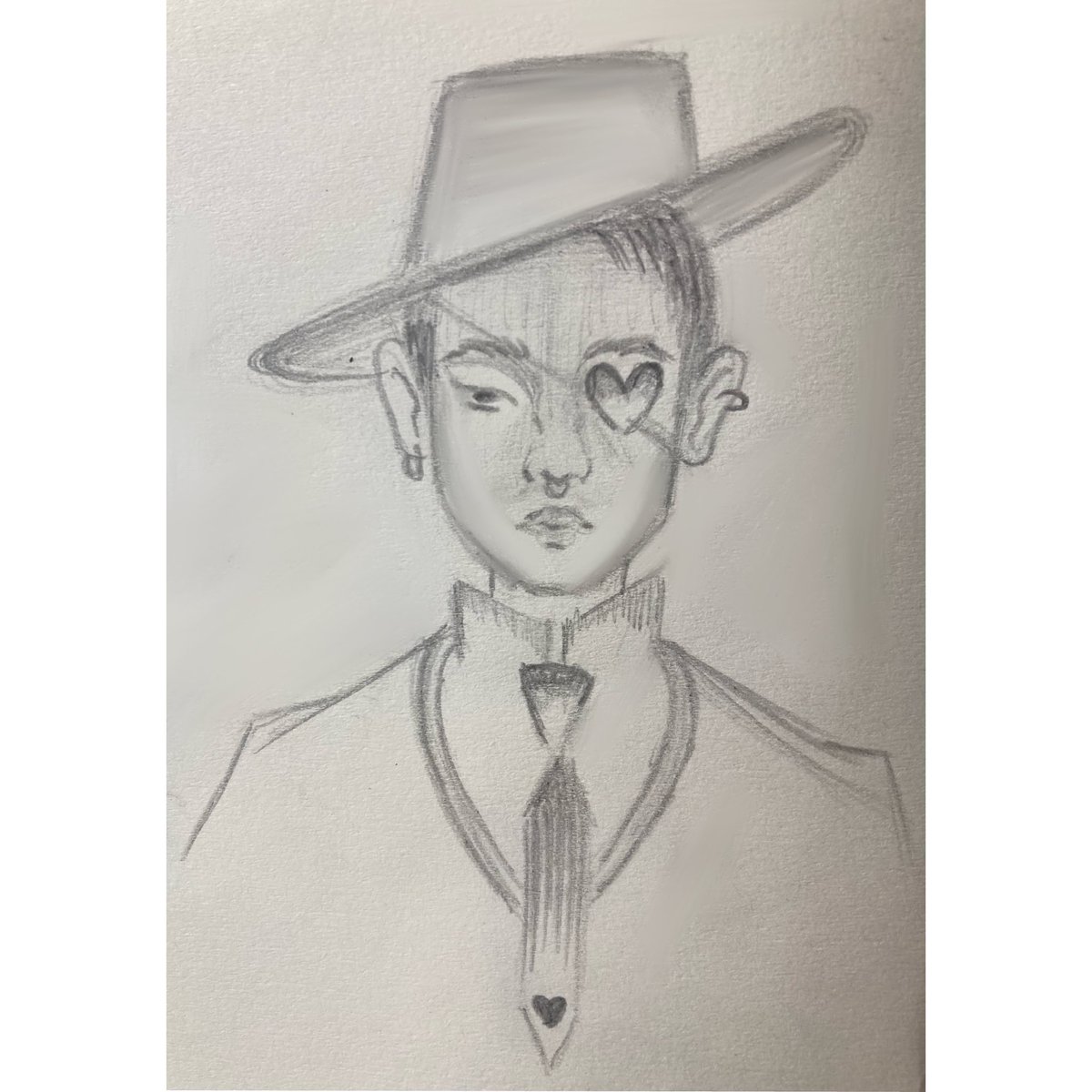 mona_xina_art's tweet image. 16. Señor Corazón/ 23 de Agosto 2025/ #sketchbookvirtual