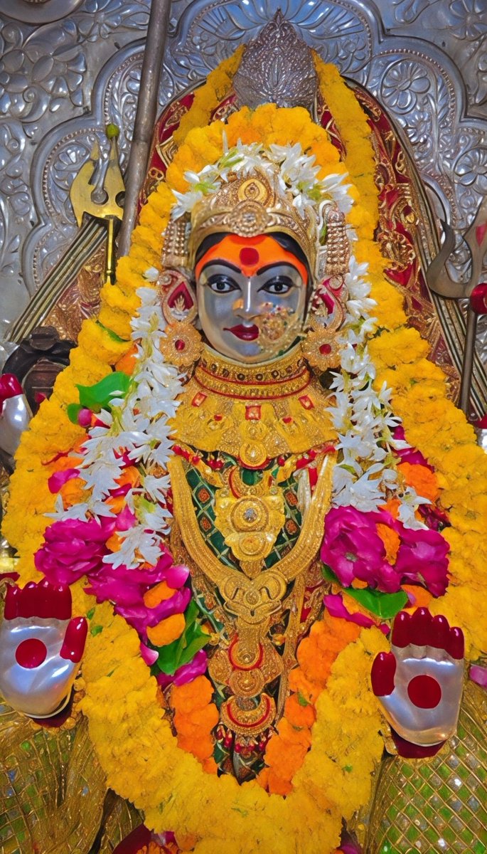 अपने भक्तों पर प्रेम,ममता बरसाने वाली, सुख-समृद्धि देने वाली,संकट हरने वाली
 मां हरसिद्धि के पावन दर्शन!🙏🌺