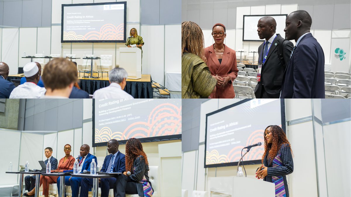 Ahunna Eziakonwa (@ahunnaeziakonwa) on Twitter photo Delighted to give remarks at <a href="/UNDPAfrica/">UNDP Africa</a>’s #TICAD9 side event on Credit Ratings in Africa. My message is simple: better ratings create fiscal space that boosts development financing in Africa. The Africa we want is the Africa the world needs. #TICAD Delighted to give remarks at <a href="/UNDPAfrica/">UNDP Africa</a>’s #TICAD9 side event on Credit Ratings in Africa. My message is simple: better ratings create fiscal space that boosts development financing in Africa. The Africa we want is the Africa the world needs. #TICAD