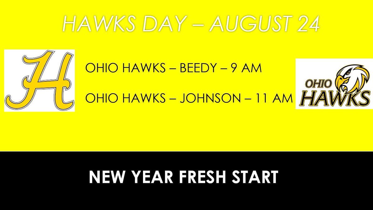 Ohio Hawks 2012 (@ohiohawks2012) on Twitter photo Hawks Day tomorrow!
<a href="/CMarie2030/">CeciMarie2030</a> <a href="/BigMak30/">Makenna Day</a> <a href="/MKThacker2/">MK Thacker</a> <a href="/AGrizzell18550/">Andrea Grizzell</a> <a href="/Addison_OH2030/">Addison Moeller 2030</a> <a href="/PGeswein2030/">Paisley Geswein</a> <a href="/ABRaleigh21/">Annabelle Raleigh</a> @pinto_hawks2031 <a href="/MaddyKiley4/">Maddy</a> <a href="/MVaughn2030/">Matilyn Vaughn</a> Hawks Day tomorrow!
<a href="/CMarie2030/">CeciMarie2030</a> <a href="/BigMak30/">Makenna Day</a> <a href="/MKThacker2/">MK Thacker</a> <a href="/AGrizzell18550/">Andrea Grizzell</a> <a href="/Addison_OH2030/">Addison Moeller 2030</a> <a href="/PGeswein2030/">Paisley Geswein</a> <a href="/ABRaleigh21/">Annabelle Raleigh</a> @pinto_hawks2031 <a href="/MaddyKiley4/">Maddy</a> <a href="/MVaughn2030/">Matilyn Vaughn</a>
