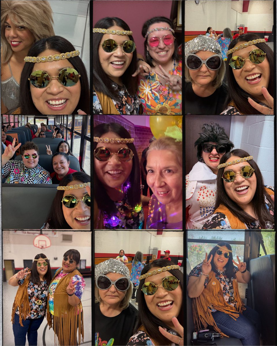 APVidaurri's tweet photo. I always look forward to Convocation 🫶🏽 Our campus had a fun time bringing a blast from the past. In our disco era🫶🏽🪩 @southsideisd https://t.co/UbJpMHXfke