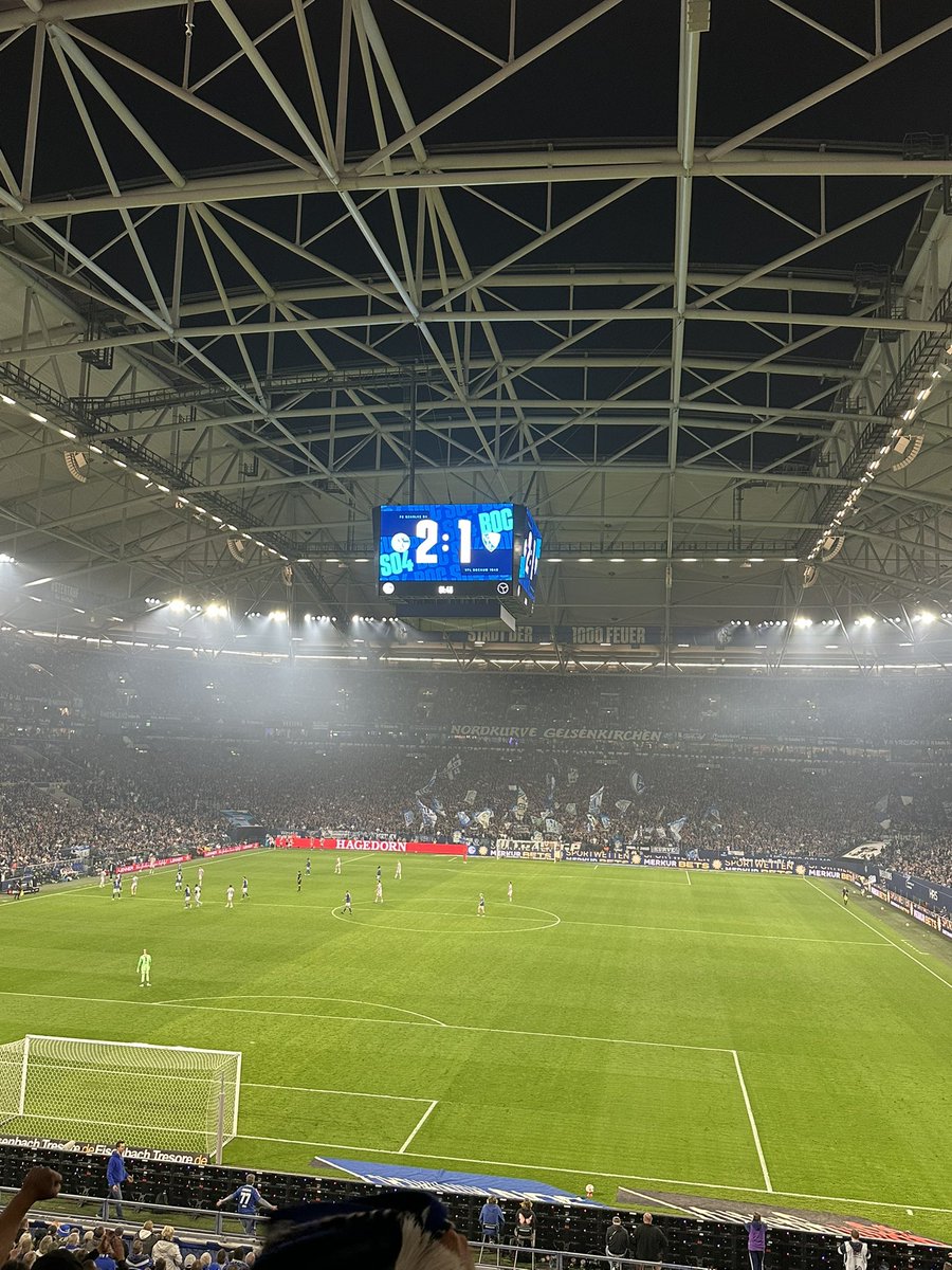 LASME, LASME, LASME. Der Wille ist da. Die Arena bebt. #S04BOC