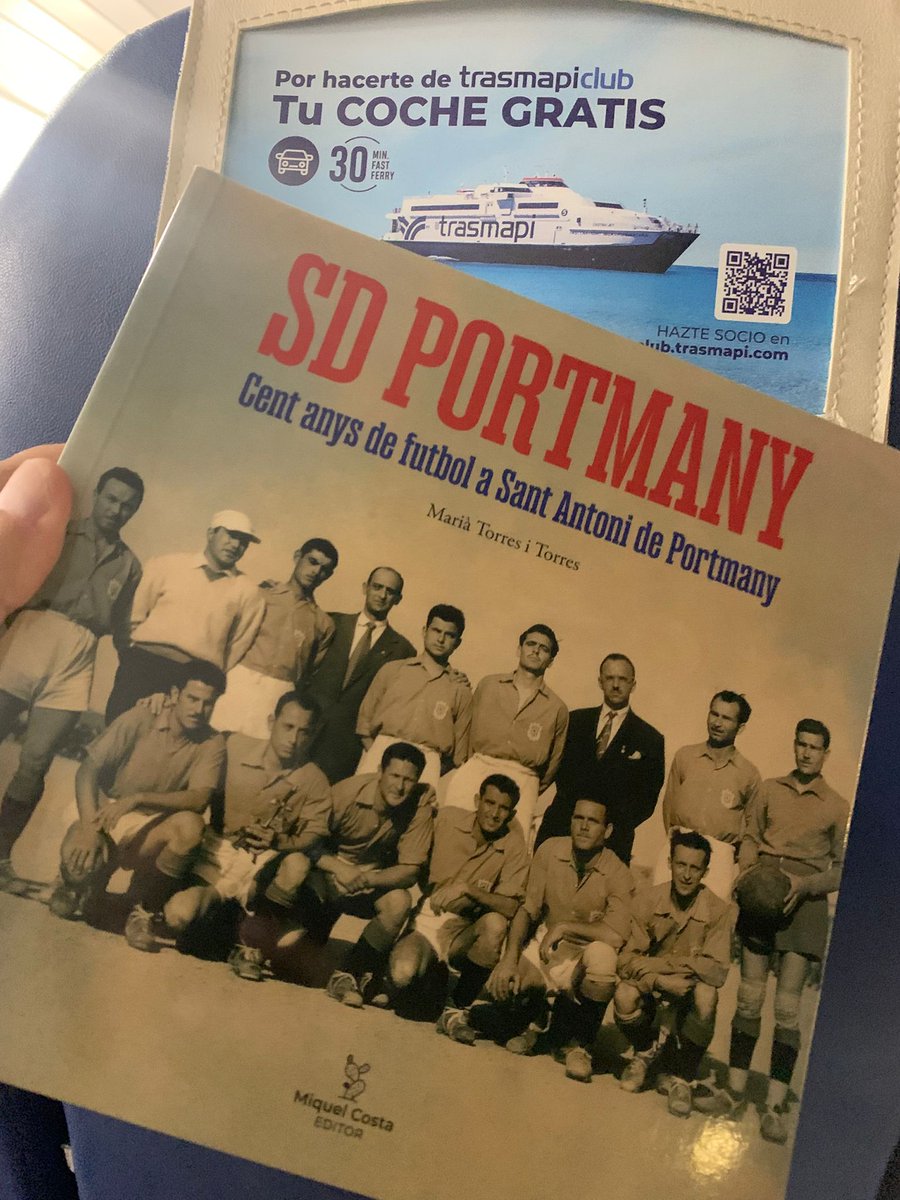 El trofeu festes de Sant Bartomeu ha acabat amb el resultat de <a href="/sdportmany/">SD Portmany</a> 0 - Formentera 1, gol de Raúl Arroyo.

L'equip amfitrió ens ha regalat aquest llibre commemoratiu del centenari (és el primer club d'Eivissa i Formentera, fundat l'any 1923).

Bona temporada amics! 👏