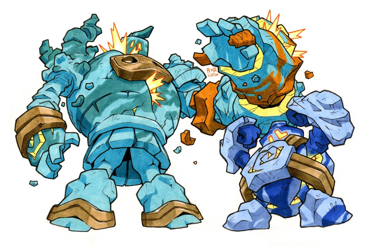 「Golurk + Golett」|Leo 🦁 looking 4 workのイラスト