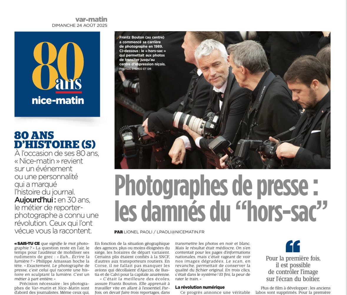 Heureux ceux qui ont connu le hors-sac !
À lire ce dimanche dans <a href="/Var_Matin/">Var-matin</a> 
Merci <a href="/PaoliLionel/">Lionel Paoli</a> pour ce joli récit
#teamPQR