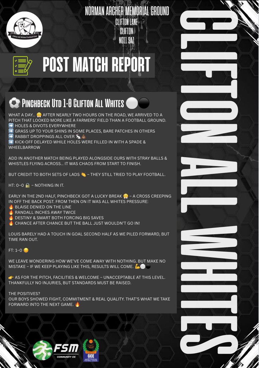 Clifton All Whites FC tweet media