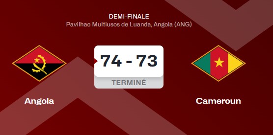 MaquisPluriel's tweet photo. Les Anglolais  🇦🇴  de justesse en finale de leur afrobasket, ils affronteront le Mali 🇲🇱  demain
🗓️ Samedi 23 aout - 1/2 finale
⏱️ Angola 🇦🇴 74-73 Cameroun 🇨🇲 #ANGCMR
🏀 31e édition de #FIBAAfroBasket du 12 au 24 Août 
#AfrobasketHommes #AfroBasket2025 #BasketAfrica 
@AfroBasket https://t.co/VMR3iu3hFe