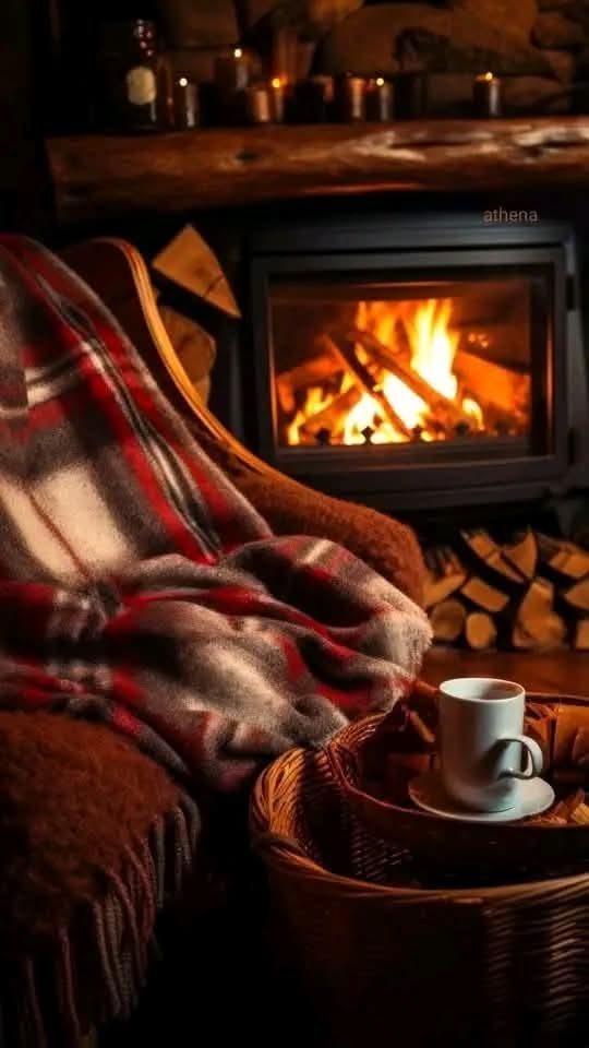 ها قد اقترب فصلنا المفضل️ ليالي طويلة، صوت الرياح
الباردة، والامطار 🌧♡