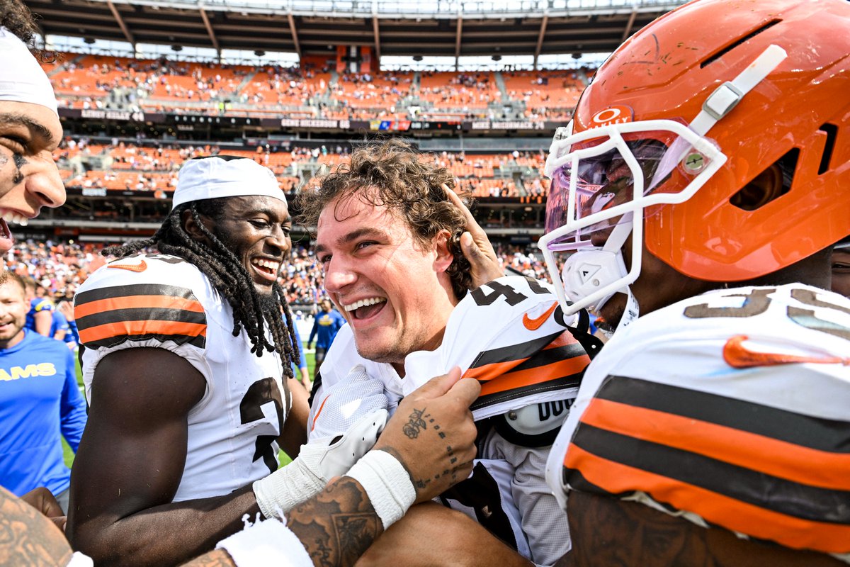 Browns's tweet image. HUGE day for the kid