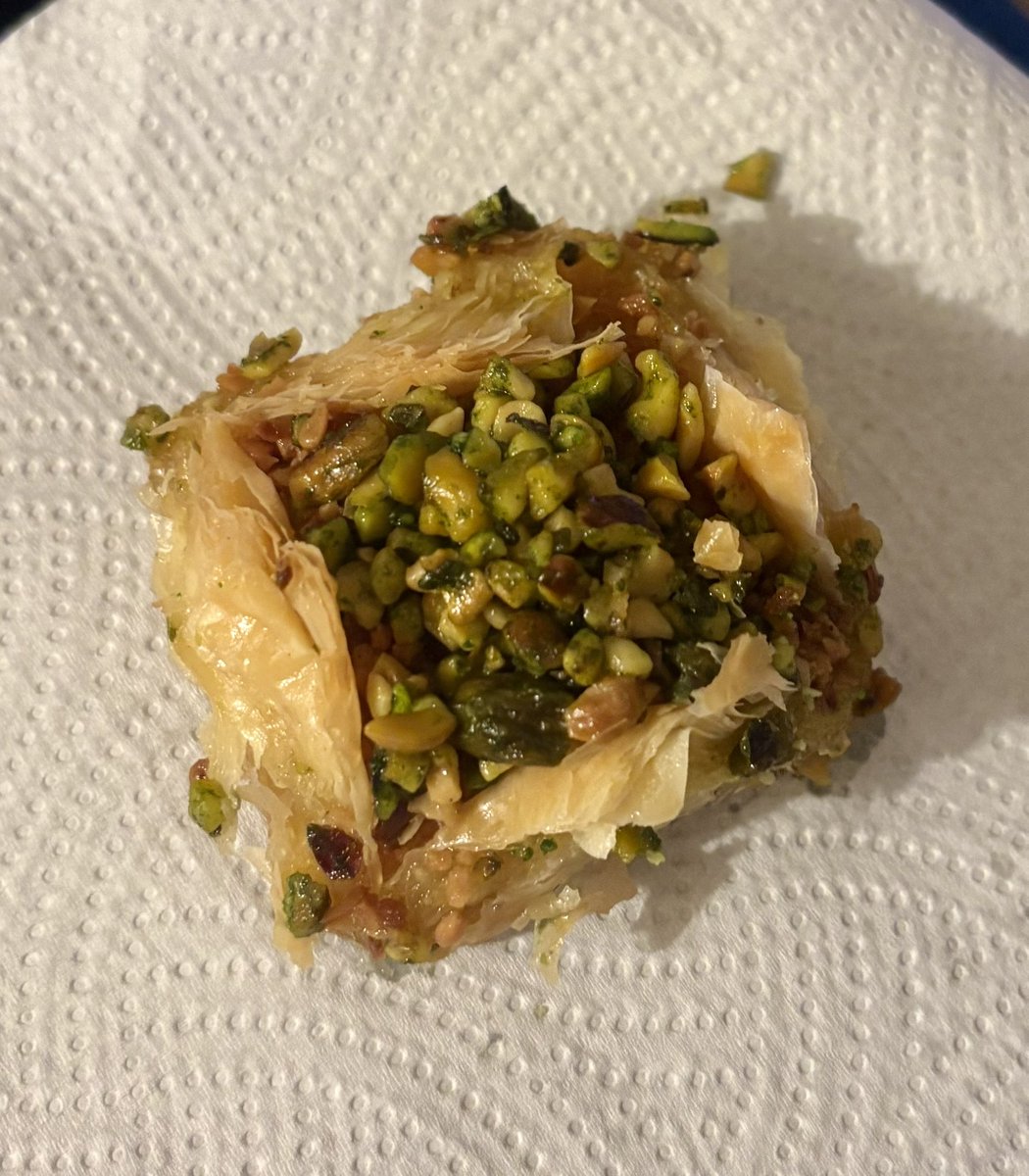 Mosque kitchen Baclava about to be demolished. Mmmmmmm