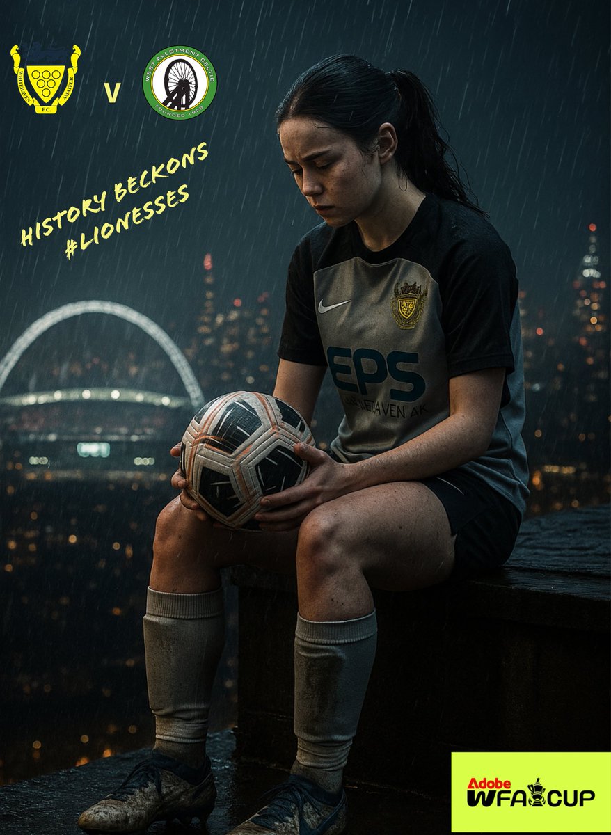 ⚽️ #HistoryBeckons

The Senior Lionesses take to the field in their first competitive game of the season, in the <a href="/AdobeWFACup/">Adobe Women's FA Cup</a>!

🆚 West Allotment Celtic Ladies 
🏆 Adobe Women’s FA Cup
🏟️ The County Ground
📆 Sun 24th August
⏰ KO 2.00pm

<a href="/amentum_corp/">amentum</a> <a href="/Nuclear_WS/">Nuclear Waste Services</a> <a href="/NLCumbria/">Non League Cumbria</a>