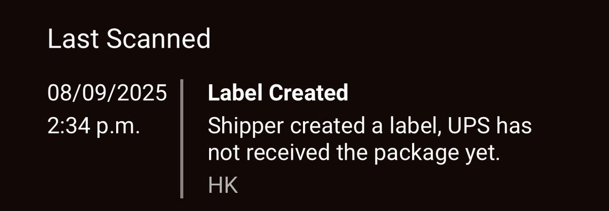 Two weeks ago today I got the tracking number for my <a href="/SuiPlay/">SuiPlay</a> and there has been zero movement.

This has been the biggest tease of my life.

Please ship the god damn thing 😭.