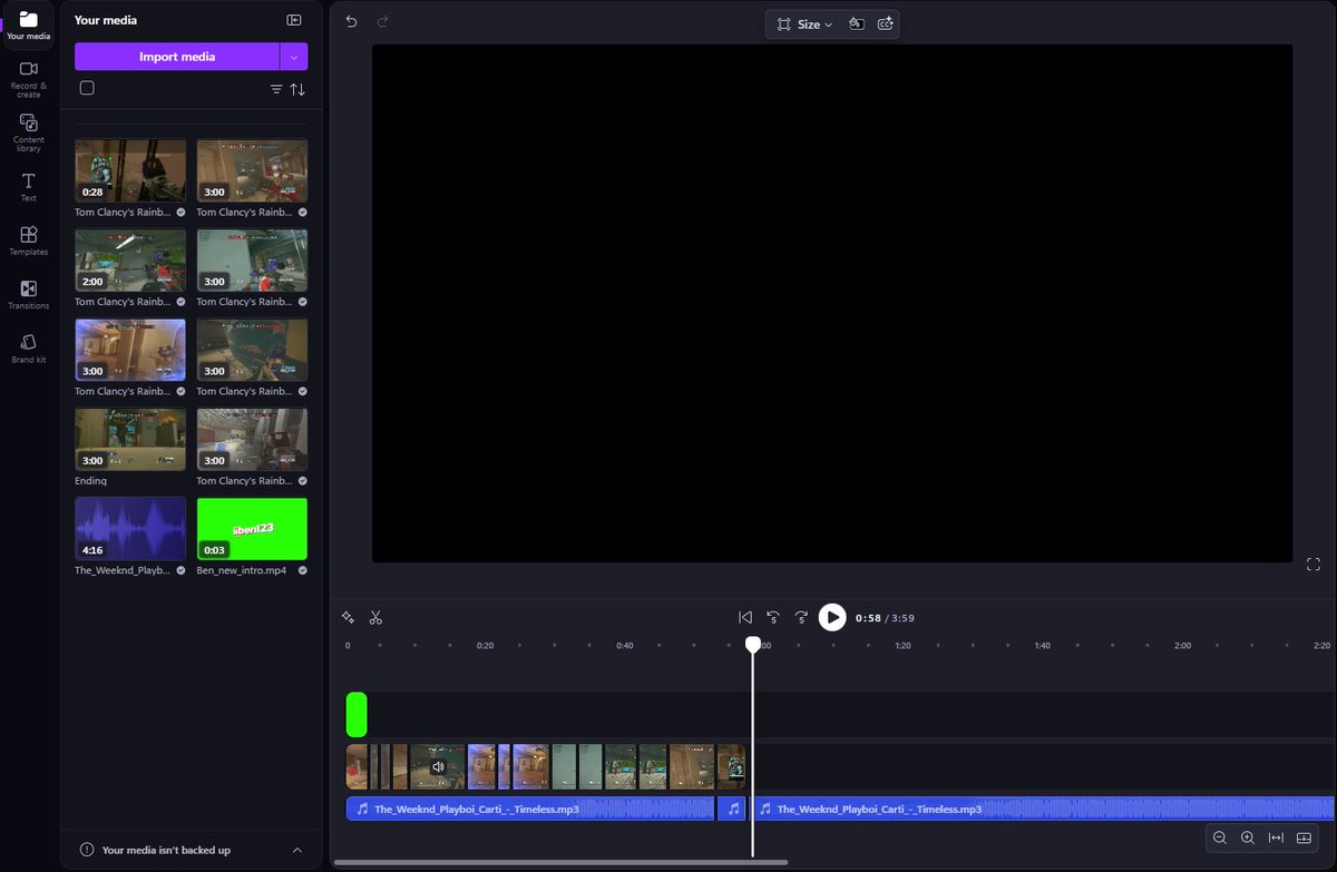 New YouTube video out soon👀 
big shout out to <a href="/HuddzR6/">Huddz</a>  for making the into 🫶