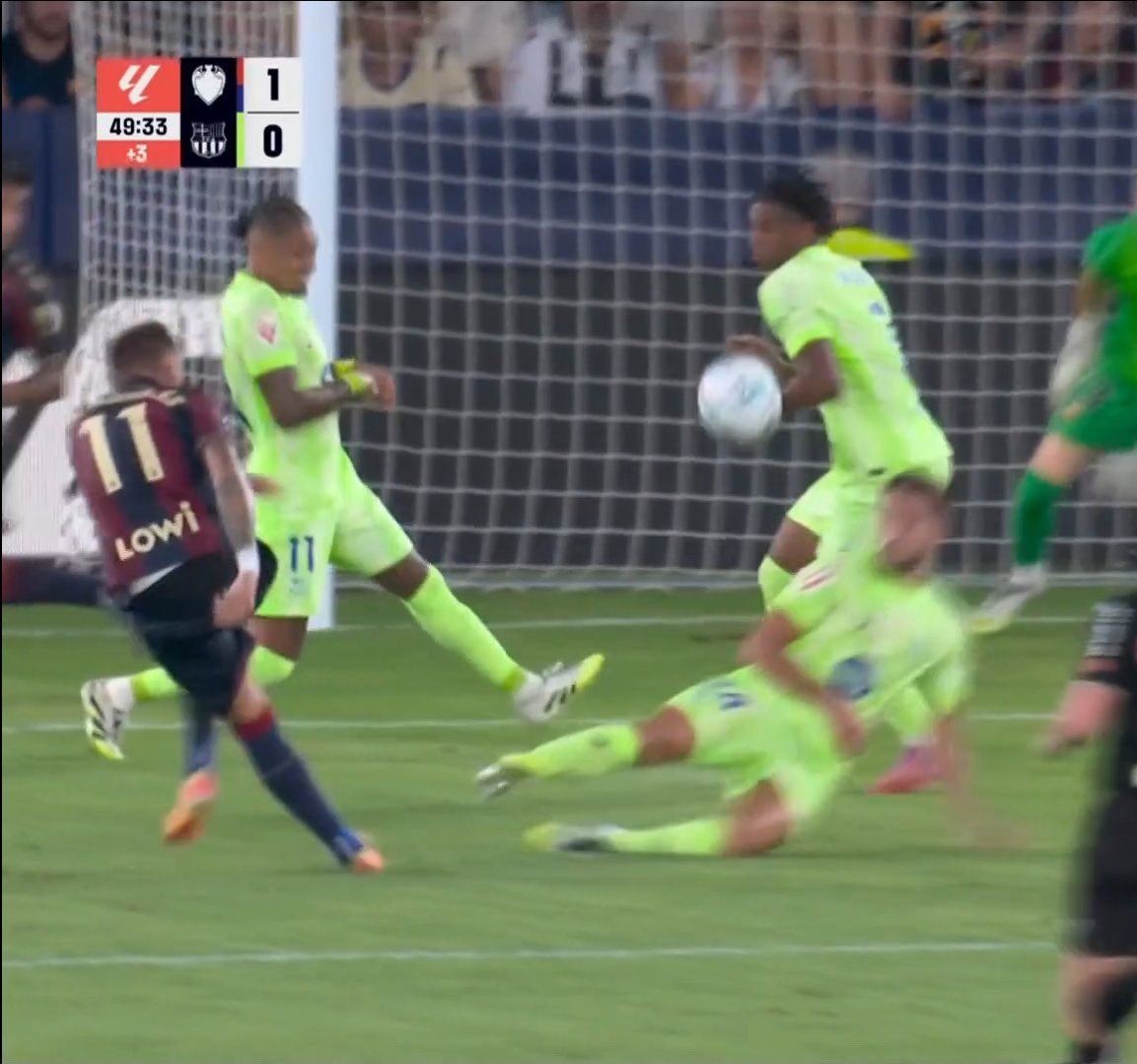 Same referee... Different rules. One wasn't a penalty, the other was a penalty.