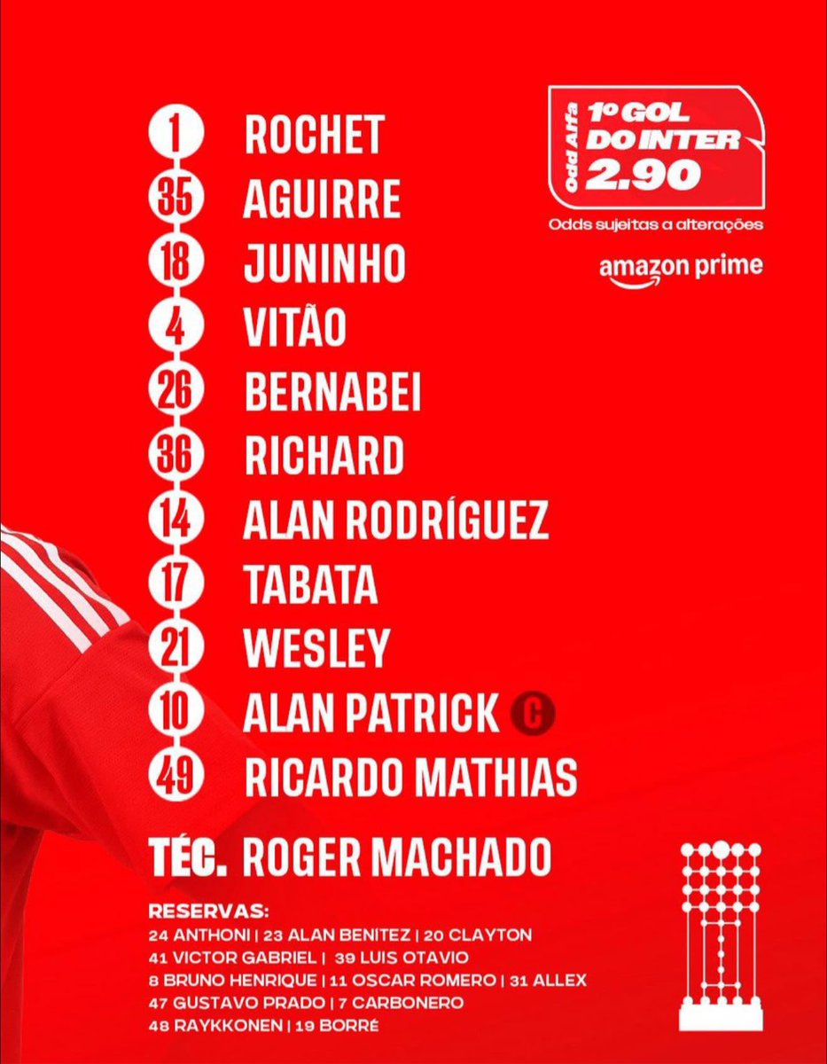 ILTOMVARGAS's tweet photo. Internacional escalado para enfrentar o Cruzeiro no Mineirão https://t.co/Eq8wSpkQN7