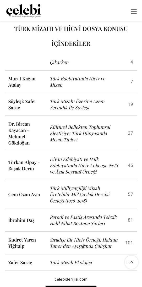 AzemSevindik's tweet photo. Türk gülmecesi ve mizah kültürü üzerine Çelebi dergisiyle gerçekleştirdiğim röportajı okumak isteyenlere  👇
https://t.co/MdBkJRlR8Q https://t.co/f0j4f6uko3