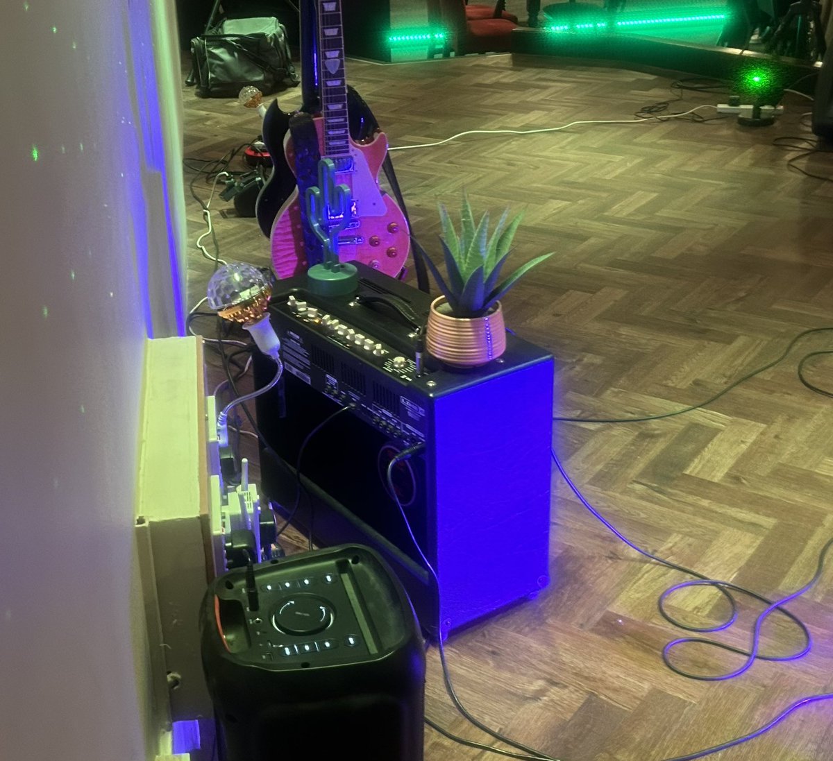 Haha. Yes. Get a plant for your amp - it helps you play all the right notes!!!