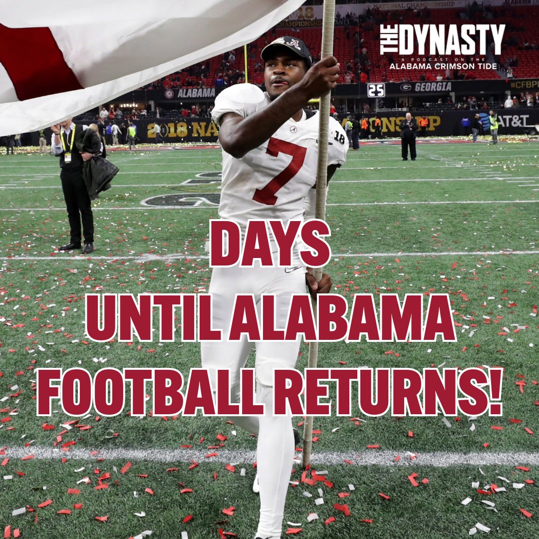 TheDynastyBAMA (@thedynastybama) on Twitter photo We're just seven days away from another season of <a href="/AlabamaFTBL/">Alabama Football</a>! Join <a href="/10AJMcCarron/">AJ McCarron</a>, Trent Richardson and <a href="/CStewartSports/">Chris Stewart</a> all season long on THE DYNASTY. New episodes weekly!
#RollTide We're just seven days away from another season of <a href="/AlabamaFTBL/">Alabama Football</a>! Join <a href="/10AJMcCarron/">AJ McCarron</a>, Trent Richardson and <a href="/CStewartSports/">Chris Stewart</a> all season long on THE DYNASTY. New episodes weekly!
#RollTide