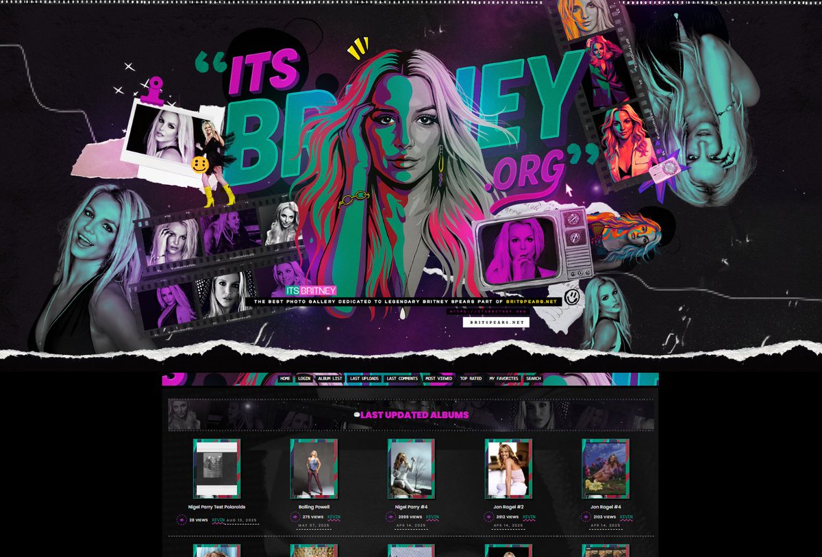 ⭐️Latest Onliner    
🖥️Coppermine Theme
🔗itsbritney.org
