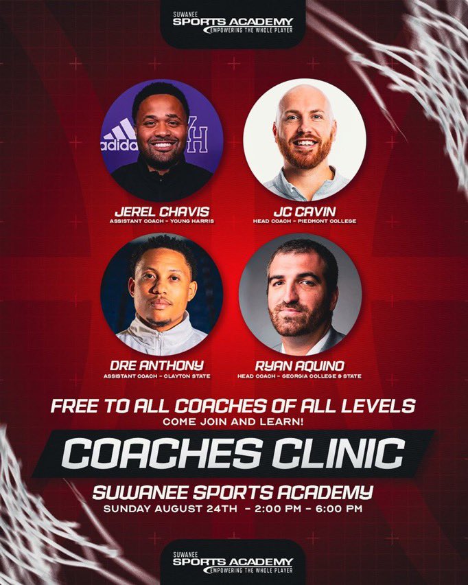 Grateful for the opportunity to speak at
<a href="/ssasports/">SuwaneeSportsAcademy</a> with a great group of coaches hosted by <a href="/JordanWyton/">Jordan Wyton</a>. Looking to sharing and learning! Free admission ⬇️

Link to RSVP:
docs.google.com/forms/d/e/1FAI…