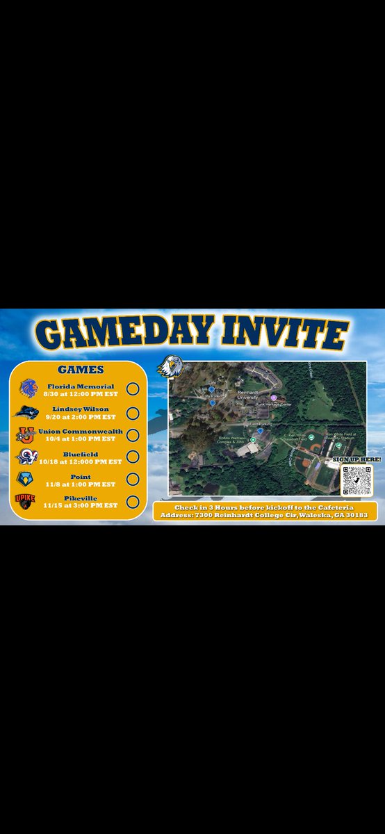 Thank you <a href="/CamCagleRU/">Cameron Cagle</a> for the game day invite!!
 <a href="/LDaves13/">Logan Daves</a> <a href="/chadmcheatham/">Chad M Cheatham</a> <a href="/RecruitGeorgia/">Recruit Georgia</a> <a href="/TeamFYNSports/">Team FYN Sports</a> <a href="/NwGaFootball/">NwGa Football</a> <a href="/Coach_JMiller/">James Miller</a>