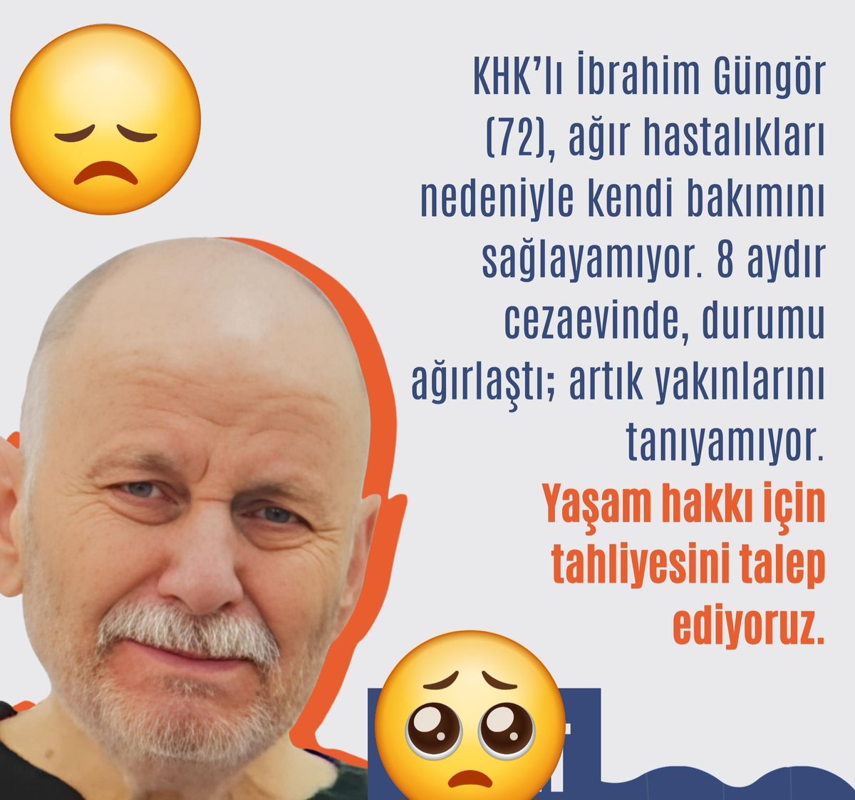 BU KARA LEKEYİ DE YAZ TARİH!

Alzheimerlı İbrahim Güngör’e hapiste,  hapis ortamında, sonda taktılar.  Enfeksiyon kapan GÜNGÖR Artık ne suç işlediğini  bile  bilemeyecek durumda. 

İbrahimGüngörü ÖlümeTerketme
