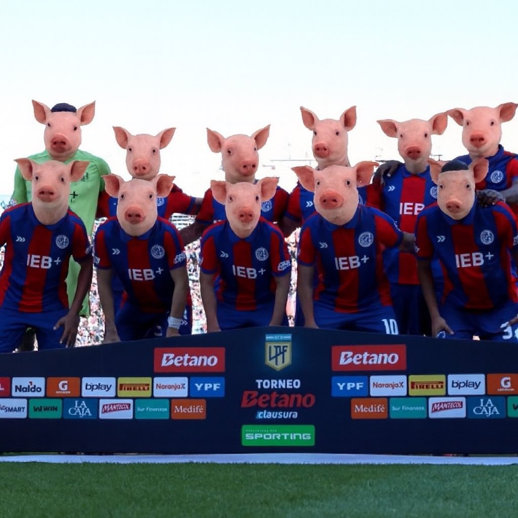 Vamos vamos los puercos. 🐽