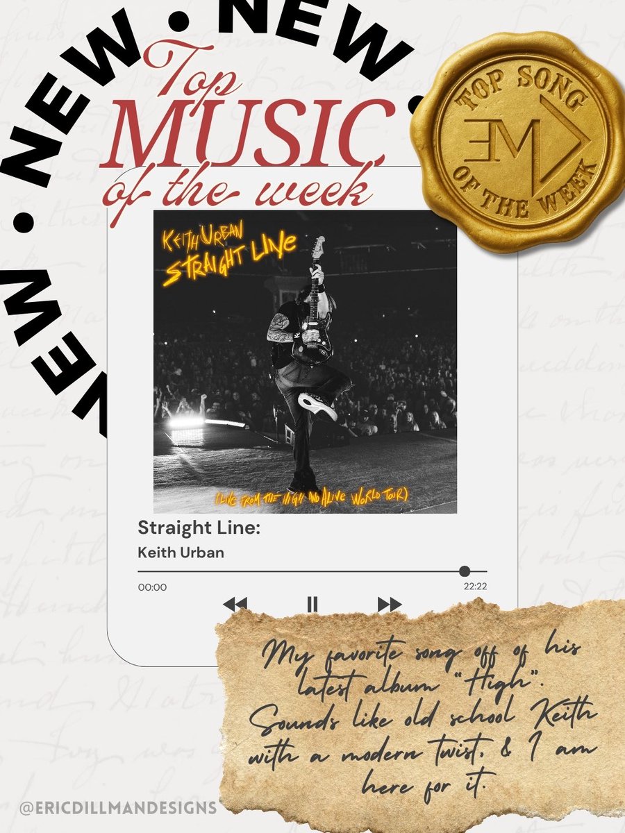 EricDillmanDzn's tweet image. Because the Country Music Content does the best for me. Putting the top New music that I talk about on Off Topic here for you. 
@russelled @greygoosex25 @KeithUrban 
I’ll talk more about it in Off Topic this week. 
#countrymusic