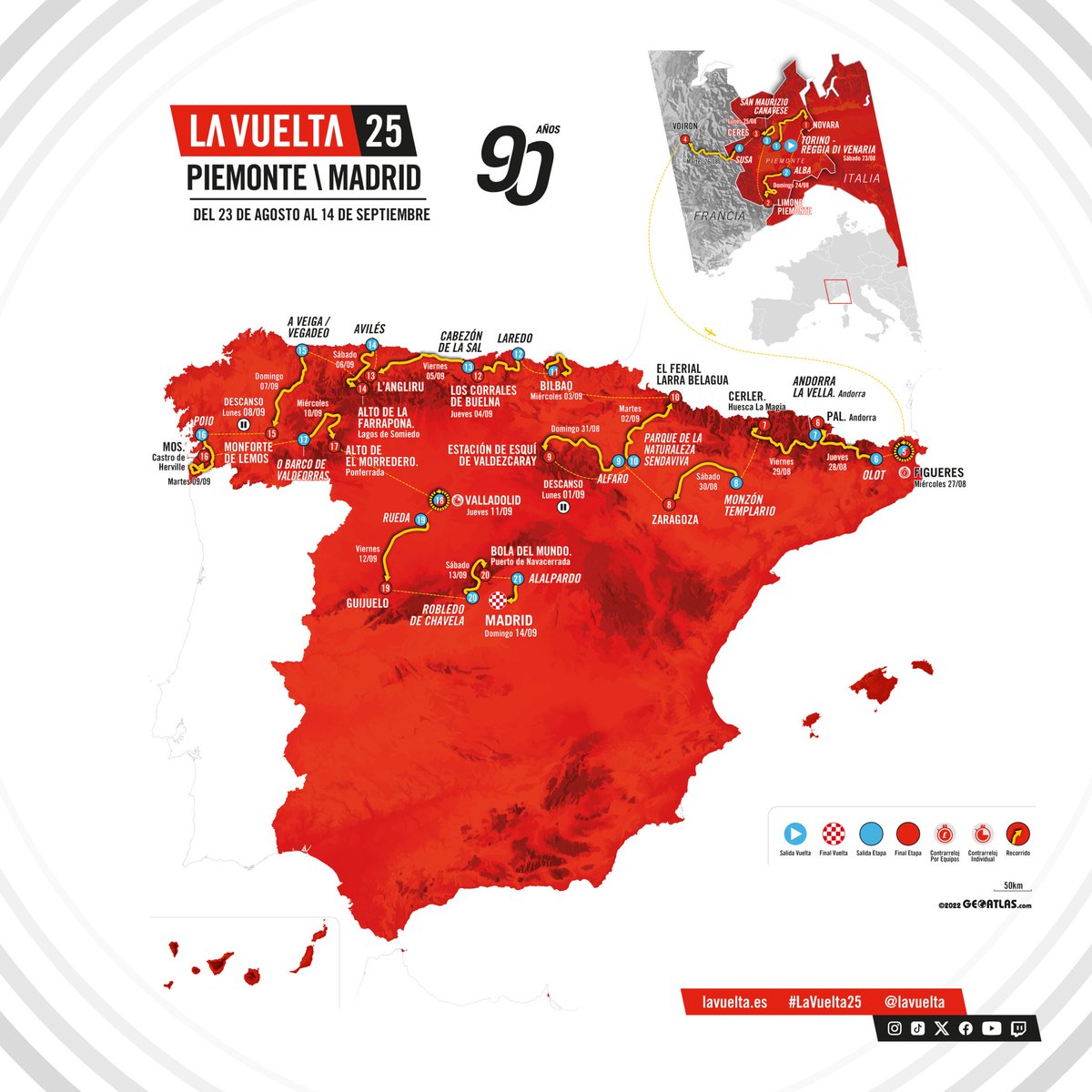 Hoy ha comenzado la vuelta al Norte de España 25.....
Porque imagino que a esto no se le puede denominar la vuelta a España,no?