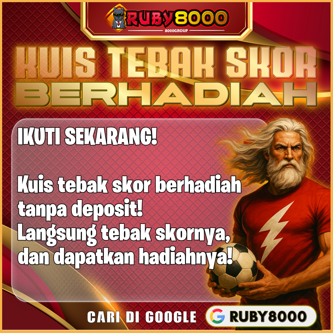 2_skedu's tweet image. join tebak skor berhadiah hingga 300k! Yuk, cari di google #ruby8000