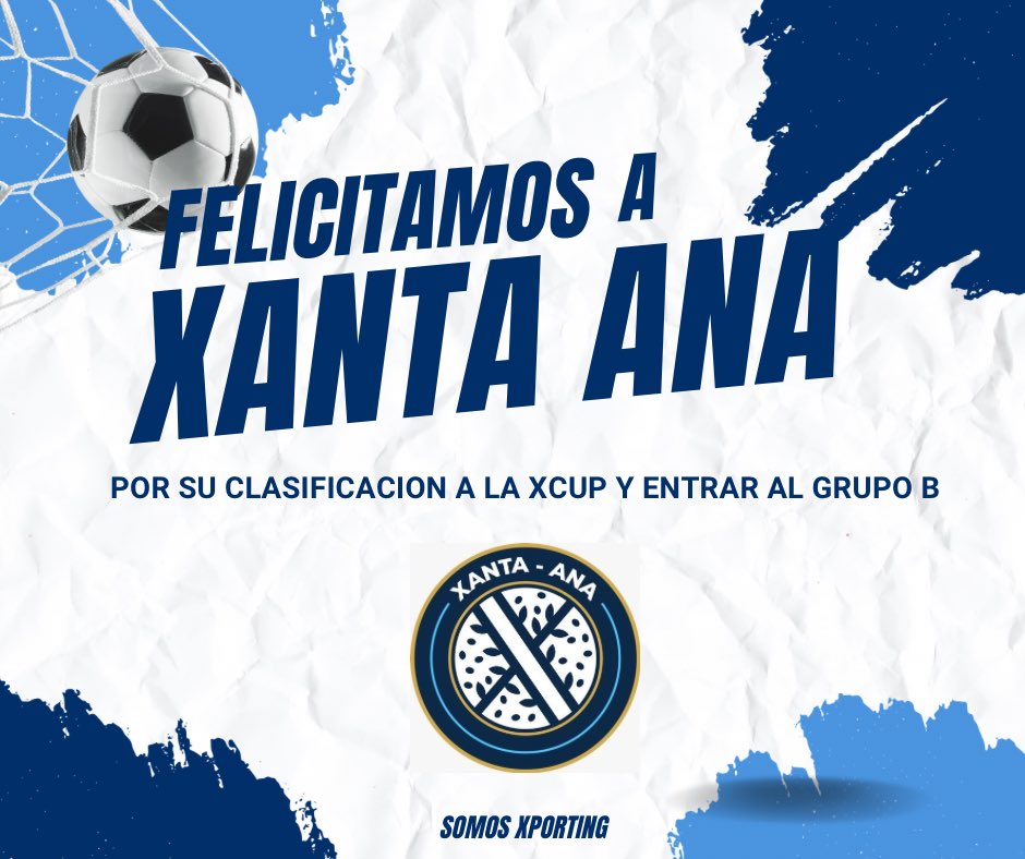 lykosxfc's tweet photo. De parte de XPORTING FC felicitamos a @FcXantaana por su gane en el Play-in del día de hoy.
Nos vemos en la cancha. https://t.co/kKxQ1ohB5Z