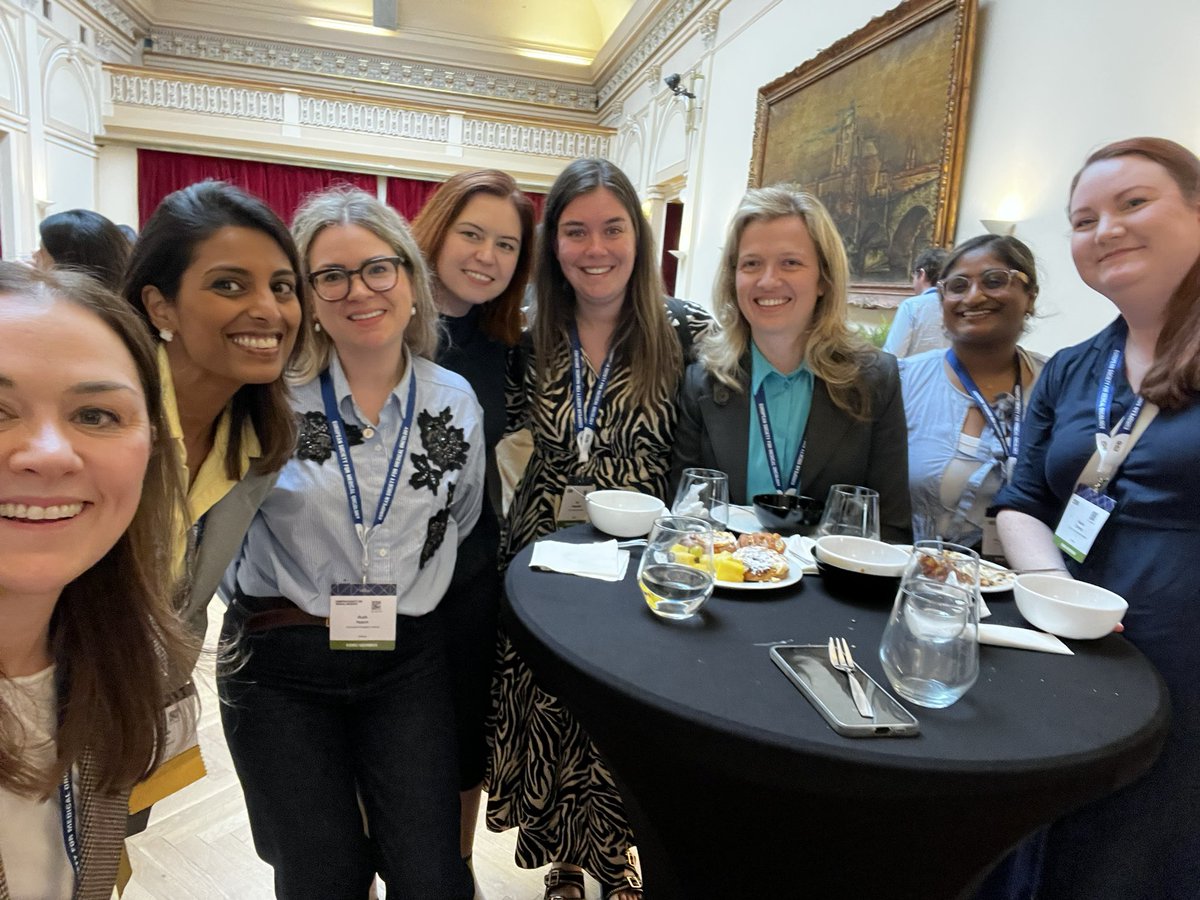 DrJNaidoo's tweet photo. #ESMOAcademy25 
Irish oncology trainees🇮🇪 in full force at the ESMO academy in Prague🇨🇿 thanks @myESMO for putting together this super educational event in preparation for the ESMO exam, with over 300 participants from 40+ countries! 

@CancerCentreIre @RCSI_Irl @RCPI_Trainees https://t.co/qtQrpGNYwV
