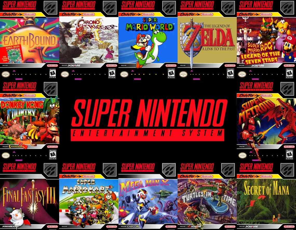 On this day in 1991, the SNES was released! So many legendary games originated on this console