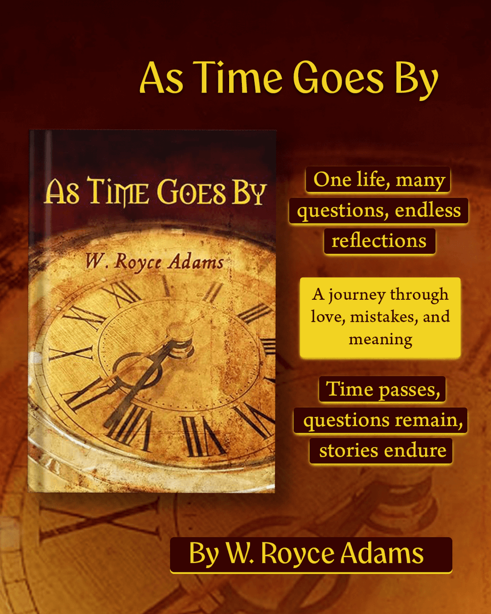 Art of Writing (@artofwriting) on Twitter photo Do our lives really matter or do they fade away? W Royce Adams tells the touching story of Old, a man looking back on his memories, regrets, and choices as he searches for meaning in his final days. <a href="/Adamribb/">W. Royce Adams</a>
Available on - wroyceadams.com/as_time_goes_b… Do our lives really matter or do they fade away? W Royce Adams tells the touching story of Old, a man looking back on his memories, regrets, and choices as he searches for meaning in his final days. <a href="/Adamribb/">W. Royce Adams</a>
Available on - wroyceadams.com/as_time_goes_b…