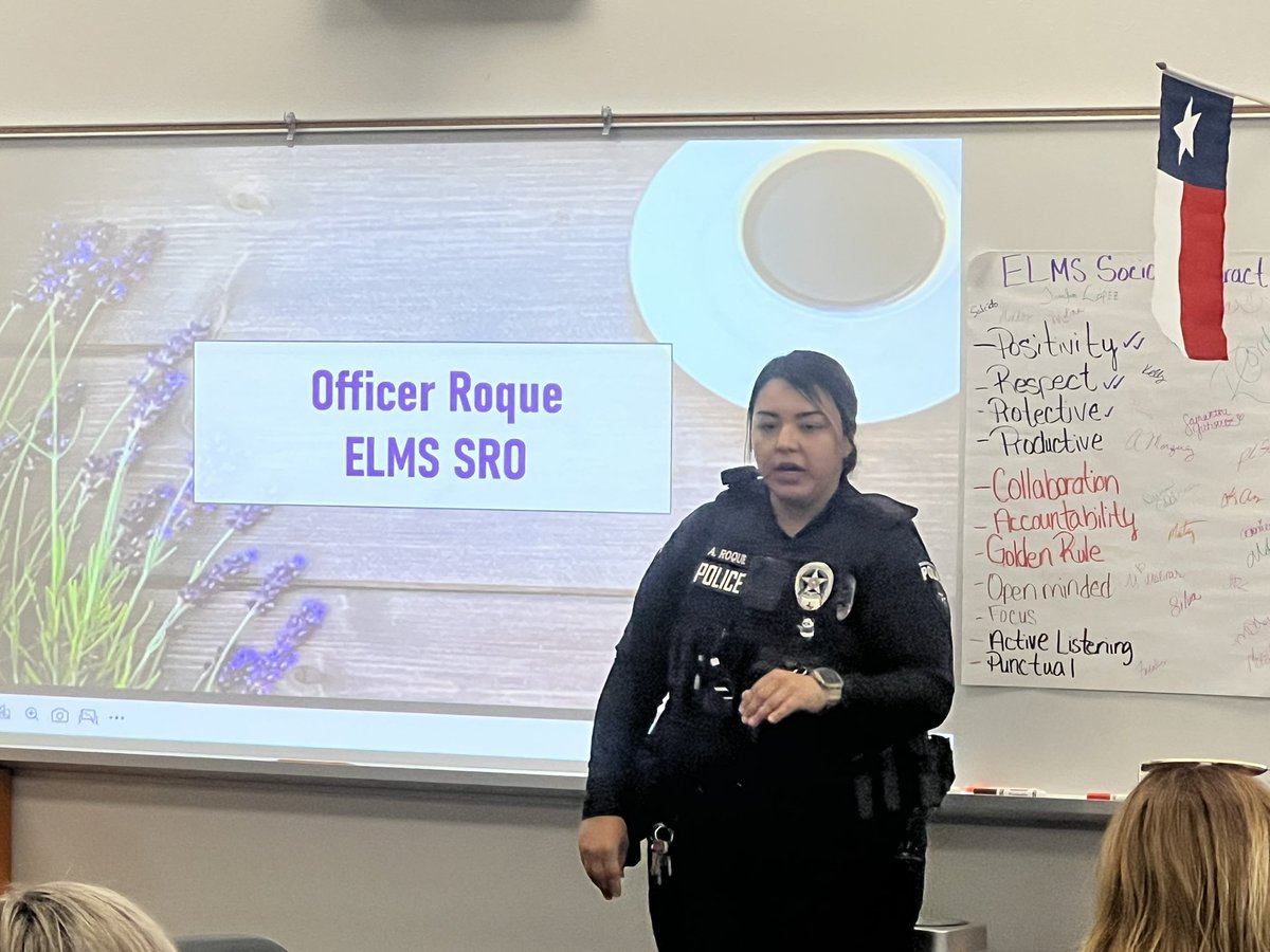 Eastlake_Middle's tweet image. Our first Coffee with the Principal of the school year! Thank you parents for your support and trust in #TeamSISD and Eastlake Middle School! #GameOn #ConnectionConsistencyCommitment 💜🐦‍⬛🩶 @BelleApuan_ELMS @yirigo_
