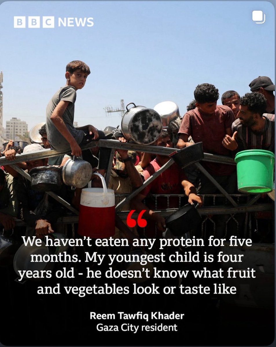 Unconscionable. Inexcusable acts of inhumanity from the Netanyahu Govt, as part of the collective punishment of the Gazan people in this war. The weaponisation of food and humanitarian aid in any war is a war crime.👇