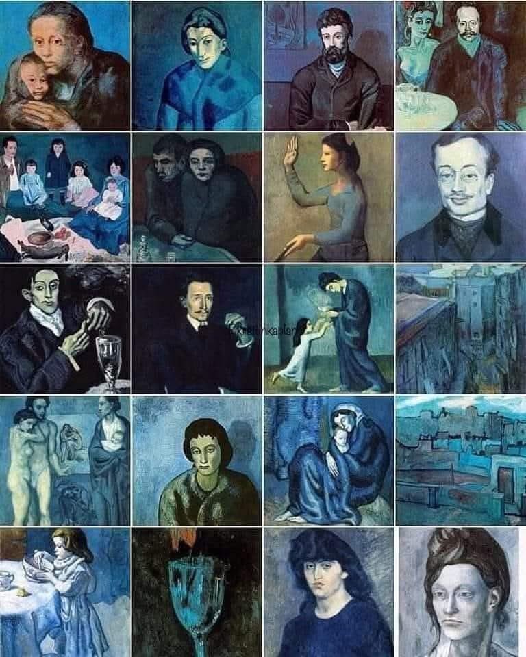 Pablo Picasso y su período azul…