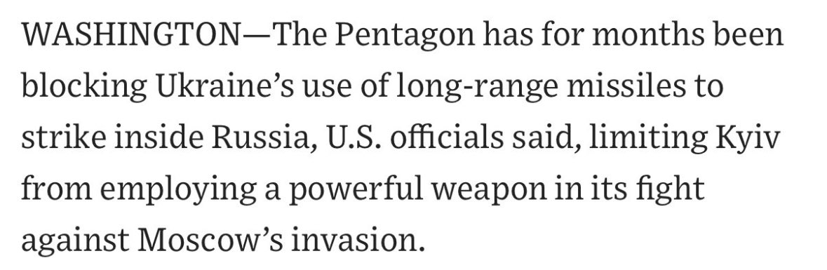 &gt;Trump criticizes Biden administration for handicapping Ukrainian strikes.
&gt;His administration is doing the exact same thing

🙄🙄🙄
