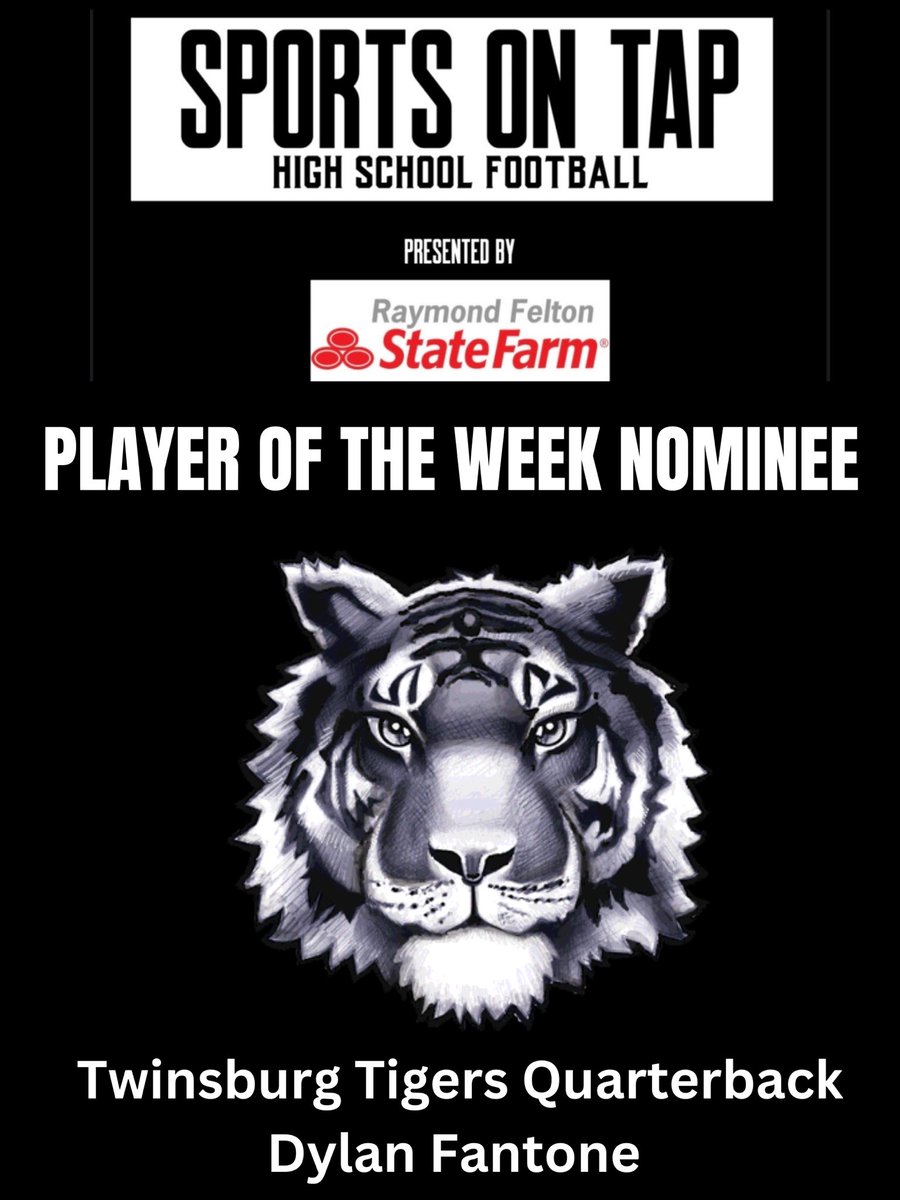 Sports On Tap (@sotpodcast) on Twitter photo Twinsburg Tigers QB Dylan Fantone
4 Touchdown’s
<a href="/TwinsburgTigers/">Twinsburg Athletics</a> <a href="/TwinsburgHSFB/">Twinsburg Football</a> <a href="/DylanFantone16/">Dylan Fantone</a> <a href="/saulter_charles/">Coach Saulter</a> Twinsburg Tigers QB Dylan Fantone
4 Touchdown’s
<a href="/TwinsburgTigers/">Twinsburg Athletics</a> <a href="/TwinsburgHSFB/">Twinsburg Football</a> <a href="/DylanFantone16/">Dylan Fantone</a> <a href="/saulter_charles/">Coach Saulter</a>