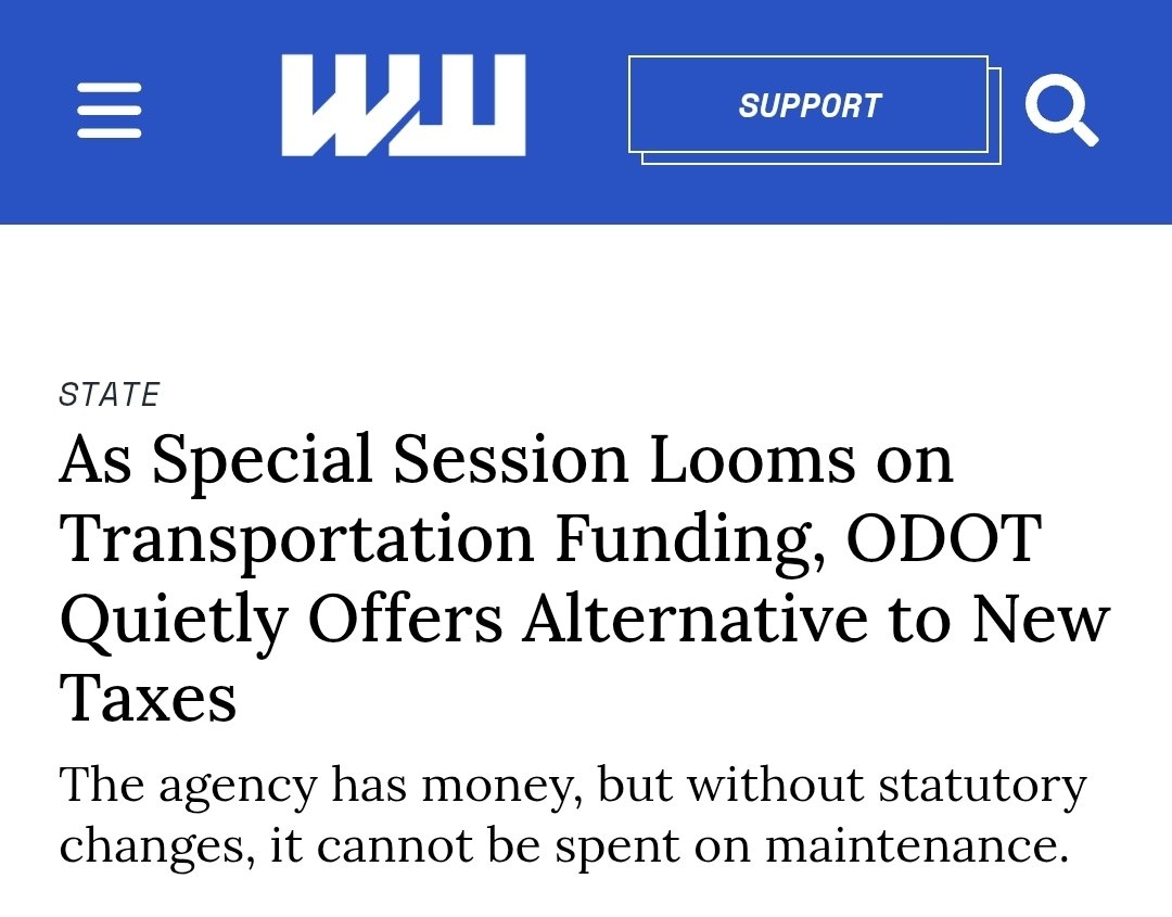 Rep. Real Diehl (@real_eddiehl) on Twitter photo As I have shared before, prior legislation drastically limits what can be spent on maintnance.
ODOT agrees, and states that the legislature can fix this without raising taxes. A no tax alternative!
Thanks <a href="/BoshartDavisAg/">Shelly Boshart Davis</a> for getting the word out! As I have shared before, prior legislation drastically limits what can be spent on maintnance.
ODOT agrees, and states that the legislature can fix this without raising taxes. A no tax alternative!
Thanks <a href="/BoshartDavisAg/">Shelly Boshart Davis</a> for getting the word out!