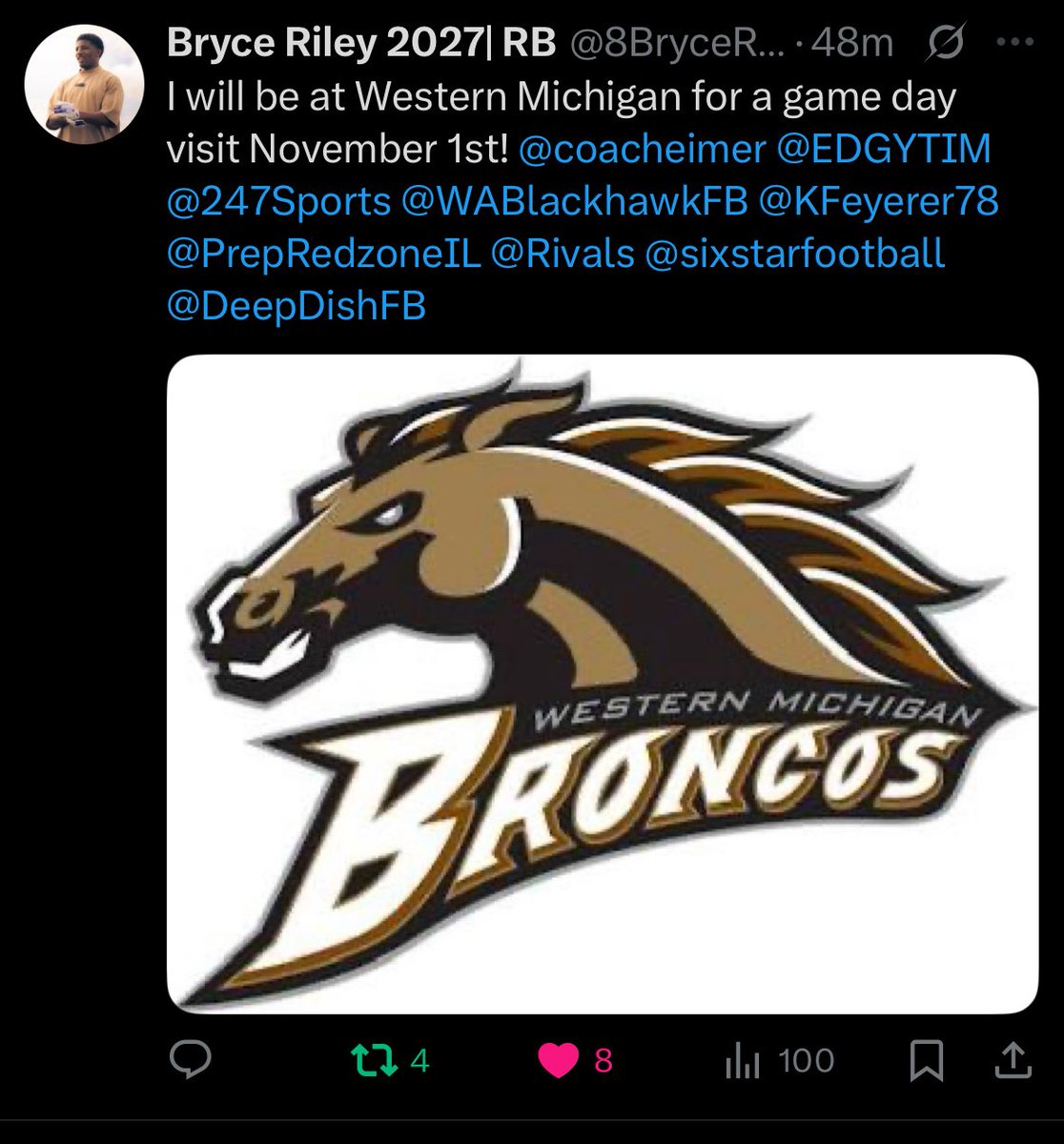 West Aurora Football tweet media