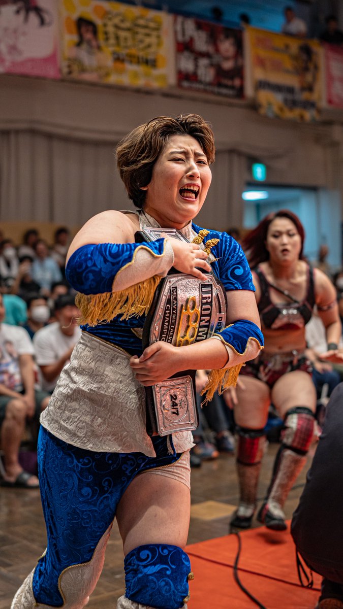 2023.08.23後楽園ホール

#tjpw #桐生真弥

本当だもん！本当にマヒロがチャンピオンだったんだもん！嘘じゃないもん……