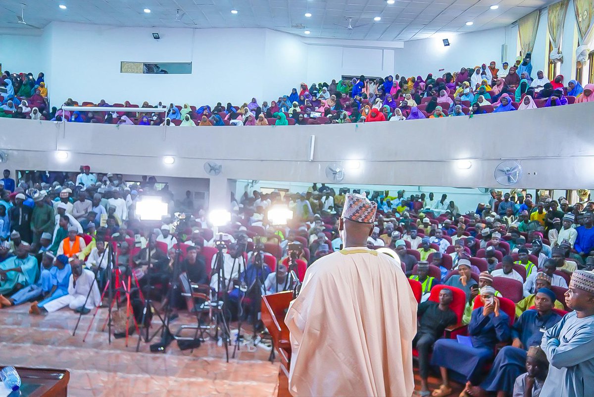 Prof. Isa Ali Ibrahim, CON (@profisapantami) on Twitter photo First Event:
Professor Isa Ali Pantami, CON (Majidadin Daular Usmaniyya), was the guest speaker making his presentation at Ahmadu Bello University, Zaria. He spoke on "Ethics, Leadership and Innovation: The Muslim Mandate in the Digital Era" today. First Event:
Professor Isa Ali Pantami, CON (Majidadin Daular Usmaniyya), was the guest speaker making his presentation at Ahmadu Bello University, Zaria. He spoke on "Ethics, Leadership and Innovation: The Muslim Mandate in the Digital Era" today.