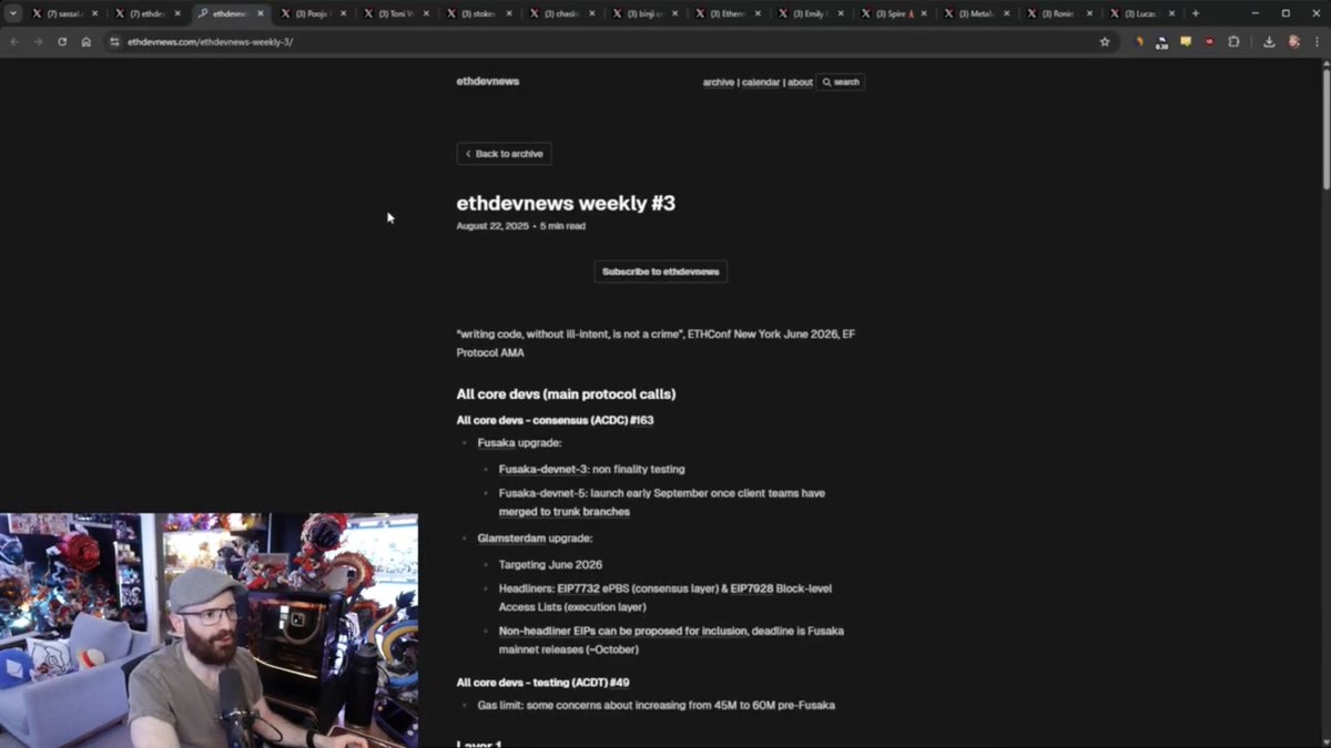 Look mum <a href="/ethdevnews/">ethdevnews</a> was featured on <a href="/thedailygwei/">The Daily Gwei 🦇🔊</a> 🥳

Thanks <a href="/sassal0x/">sassal.eth/acc 🦇🔊</a> for the shoutout. 🙏

Subscribe now to get the next issue in your inbox.