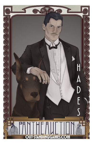 All one day come under his rule, but Hades has plans that extend far beyond the Underworld.

Come to SaltCON and play test Hades to claim what could have been yours, in Pantheauction!

#hades #Pantheauction #indieboardgame #saltcon #greekmythologyart #artdeco