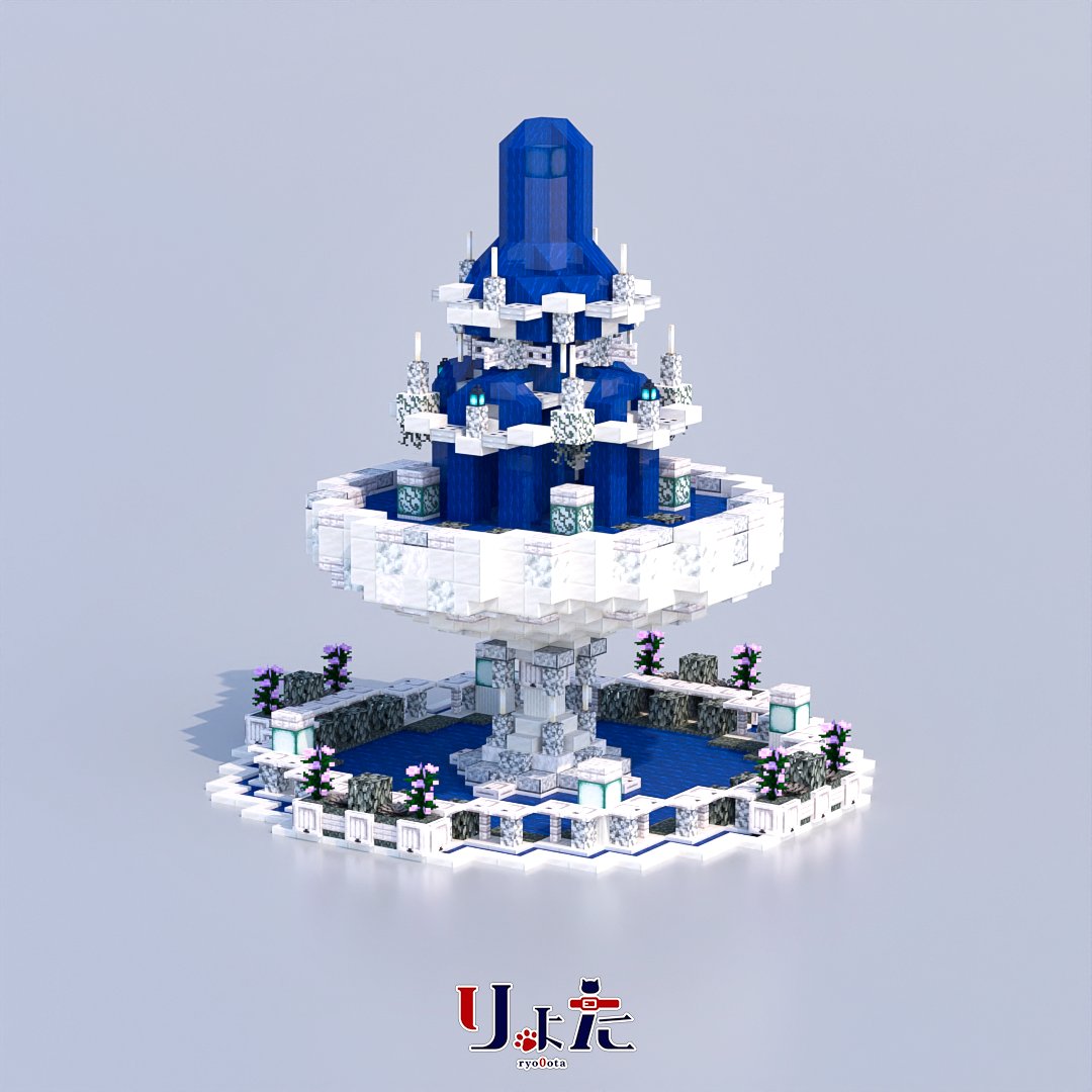 カップ型の噴水⛲️

#Minecraft
#Minecraftbuilds